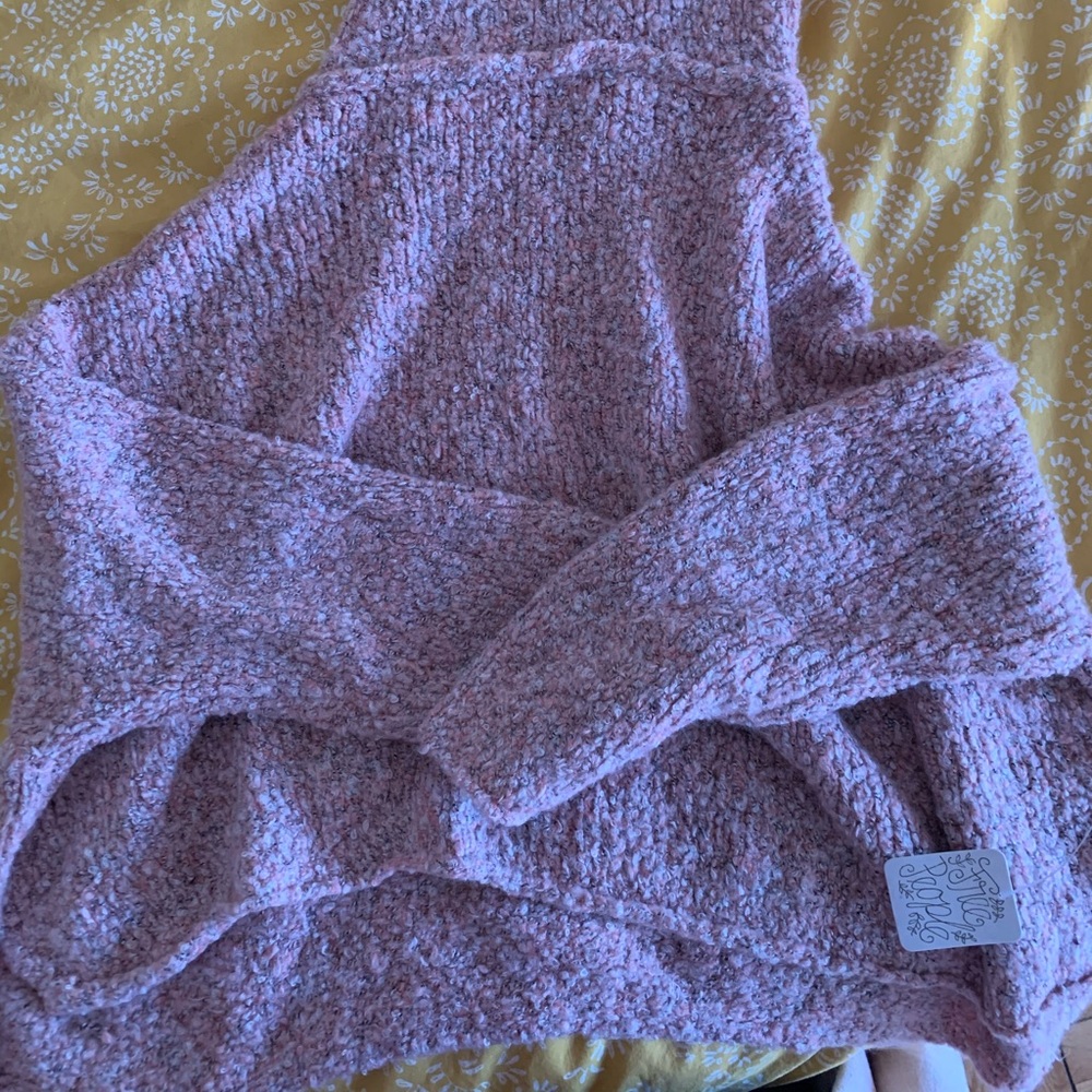 Pink/purple FP “Stormy Pullover” sweater